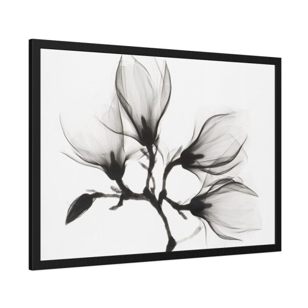 93854-280.jpg Magnolia Branch with Four Flowers Framed Poster