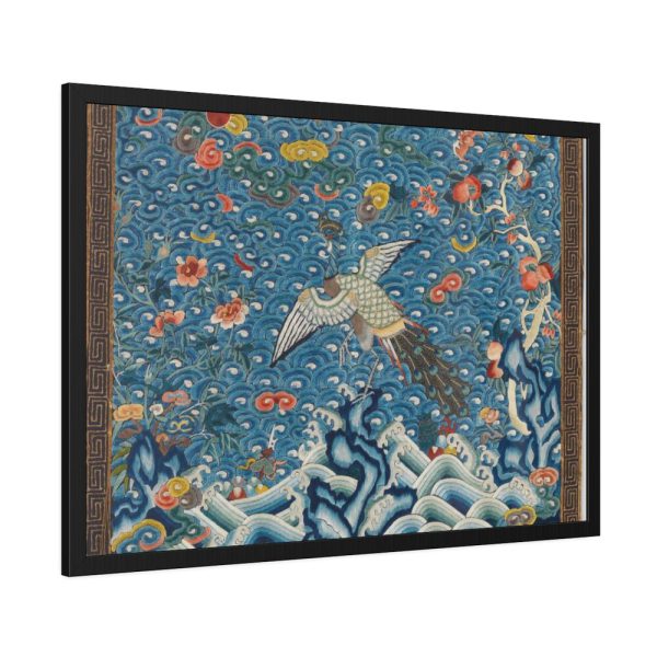 93854-284.jpg Rank Badge with Peacock Framed Poster