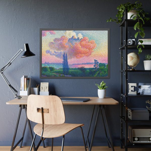93854-305.jpg The Pink Cloud by Henri-Edmond Cross Framed Poster