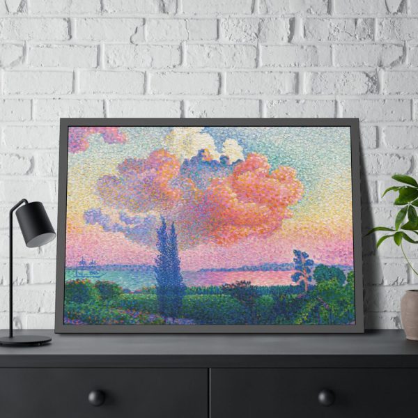 93854-306.jpg The Pink Cloud by Henri-Edmond Cross Framed Poster