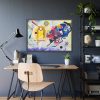 93854-317.jpg Yellow-Red-Blue Abstract Painting by Wassily Kandinsky Framed Poster