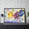 93854-318.jpg Yellow-Red-Blue Abstract Painting by Wassily Kandinsky Framed Poster