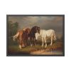 93854-4.jpg Horses after Carl Wahlbom by Magnus Von Wright Framed Posters