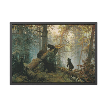 Shishkin, Ivan - Morning in a Pine Forest Framed Posters