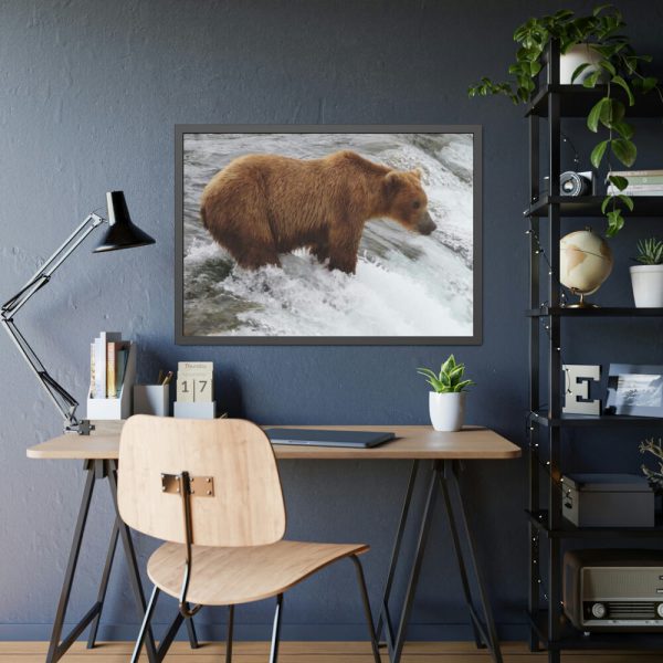 93854-58.jpg Grizzly Bear In National Park Framed Posters