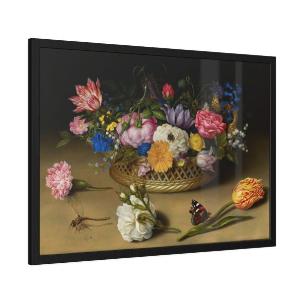 Flower Still Life by Ambrosius Bosschaert the Elder Framed Posters