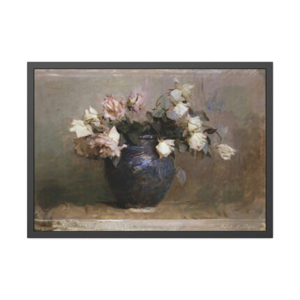 Roses by Abbott Handerson Thayer Framed Poster