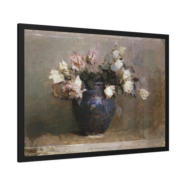 93854-73.jpg Roses by Abbott Handerson Thayer Framed Poster