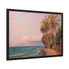 Lahaina Beach - West Maui by D. Howard Hitchcock Framed Poster