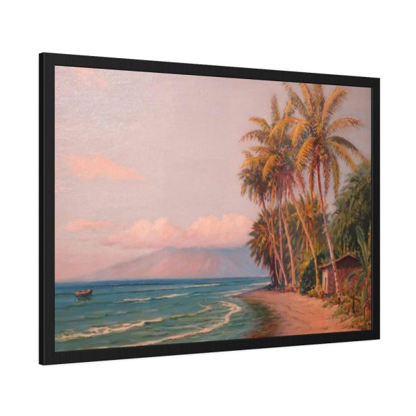 Lahaina Beach - West Maui by D. Howard Hitchcock Framed Poster