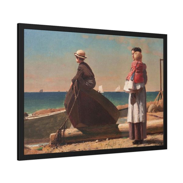 93855-109.jpg Dad's Coming by Winslow Homer Framed Poster