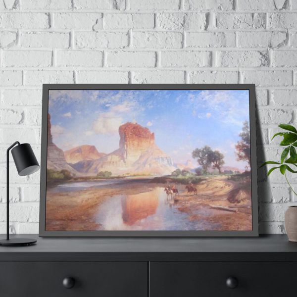 93855-123.jpg O'Neil Butte Grand canyon by Thomas Moran Framed Poster