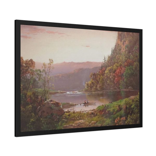93855-125.jpg On Valley River Virginia by William Louis Sonntag Framed Poster
