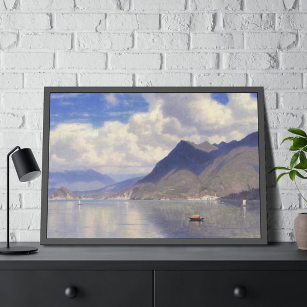 93855-143.jpg Lago Maggiore by William Stanley Haseltine Framed Poster