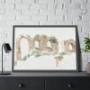 93855-155.jpg A Part of an Aqueduct in Rome by Joseph August Knip Framed Poster