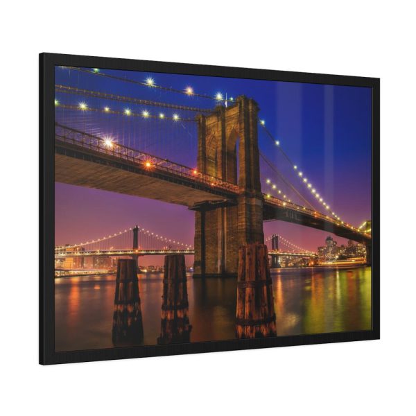 93855-177.jpg Brooklyn Bridge Landmark Historic New York Framed Poster