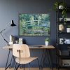 93855-182.jpg Water Lilies and Japanese Bridge by Claude Monet Framed Poster