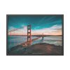 93855-188.jpg Golden Gate Bridge River San Francisco Framed Poster