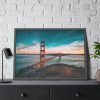93855-191.jpg Golden Gate Bridge River San Francisco Framed Poster
