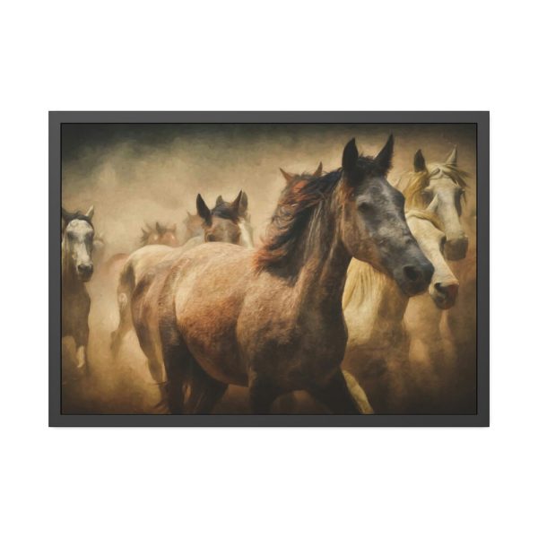 93855-20.jpg Herd of Horses Framed Poster