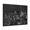 93855-205.jpg Black and White New York City Skyscraper Framed Poster