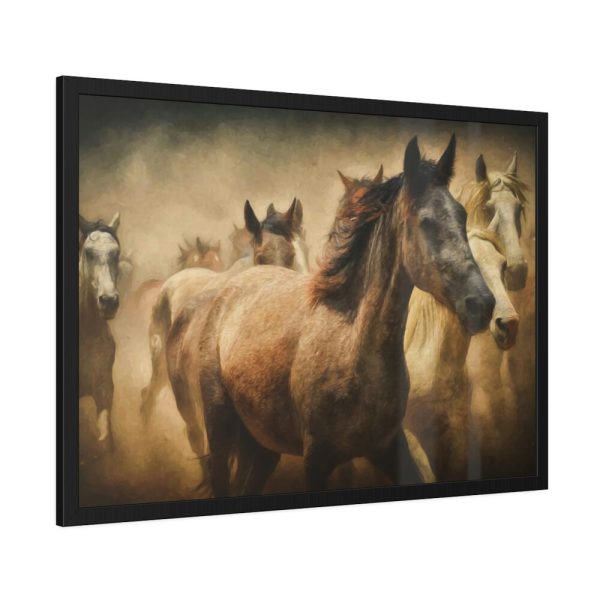 93855-21.jpg Herd of Horses Framed Poster