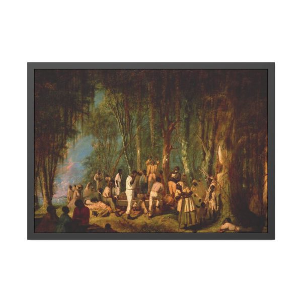 Plantation Burial by John Antrobus Framed Poster