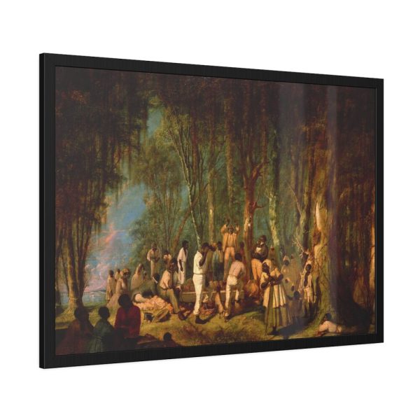 Plantation Burial by John Antrobus Framed Poster
