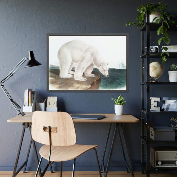 93855-26.jpg Polar Bear by John Woodhouse Audubon Framed Posters