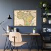 93855-262.jpg Kaart van Afrika by Carel Allard Framed Poster