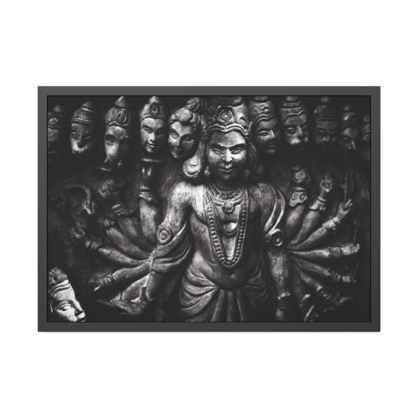 93855-276.jpg Lord Vishnu, Hindu Religion Sculptures Framed Poster