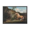 Horse Frightened by a Lion by George Stubbs Framed Poster