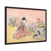 93855-281.jpg Japanese woman by Suzuki Harunobu Framed Poster