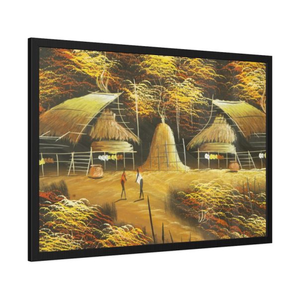 93855-297.jpg Asia Painting Village Framed Poster
