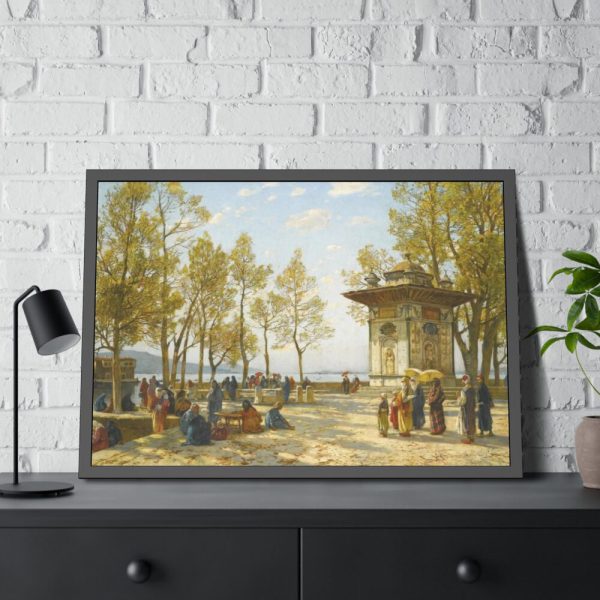 93855-303.jpg La fontana by Hermann Corrodi Framed Poster