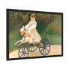 93855-313.jpg Jean Monet on His Hobby Horse by Claude Monet Framed Poster