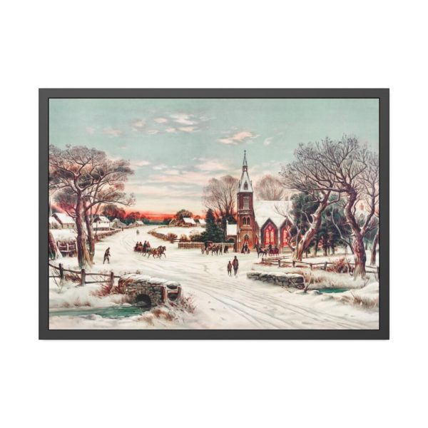 93855-316.jpg Christmas Eve by Hoover & Son Framed Poster