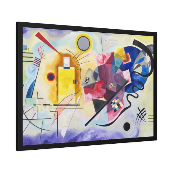 93855-325.jpg Yellow-Red-Blue Abstract Painting by Wassily Kandinsky Framed Poster
