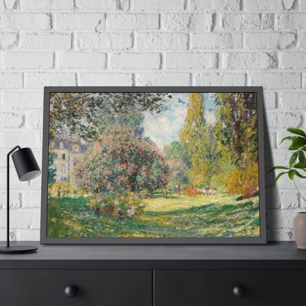 93855-335.jpg Landscape The Parc Monceau by Claude Monet Framed Poster