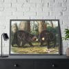 93855-35.jpg American Black Bears by John Woodhouse Audubon Framed Posters