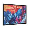 93855-369.jpg Winter Landscape in Moonlight Framed Poster