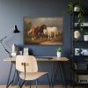 93855-6.jpg Horses after Carl Wahlbom by Magnus Von Wright Framed Posters
