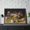 Flower Still Life by Ambrosius Bosschaert the Elder Framed Posters