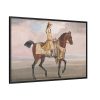 88289-10.jpg A Chestnut Horse at Exercise Framed Canvas