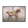 88289-11.jpg A Chestnut Horse at Exercise Framed Canvas