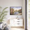 View of the Grand Canal, Venice by P. C. Skovgaard Framed Canvas