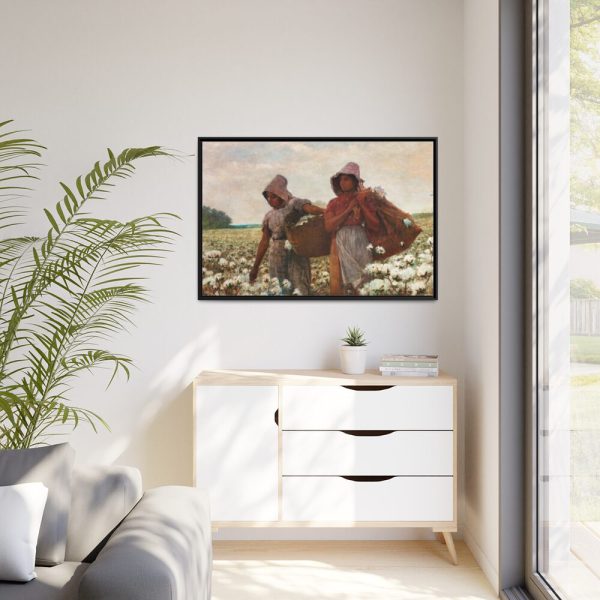 The Cotton Pickers Framed Canvas