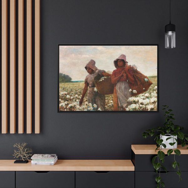 The Cotton Pickers Framed Canvas