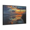 Caribbean Sea Sunset Framed Canvas