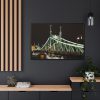 88289-139.jpg Budapest Liberty Bridge Franz Joseph Framed Canvas